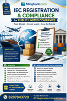 IEC Registration and Compliance for Public Limited Companies
