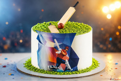 Order IPL Playoffs Cake - Batsman's Dream Cake Online D...