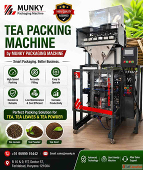 Tea Packing Machine - Munky Packaging Machine