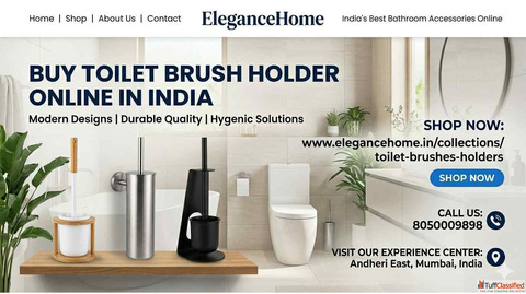 Buy Toilet Brush Holder Online in India Clean Stylish Restroom Accessories