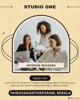 Studio One Hiring Skilled Interior Designers - Apply Today