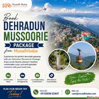 Book Dehradun Mussoorie Package from Musafirbaba
