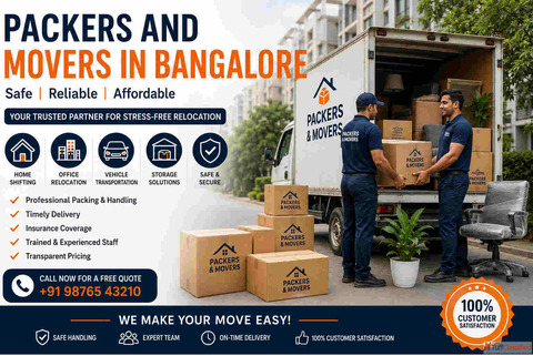 Professional Packers and Movers Services Company in Bangalore City