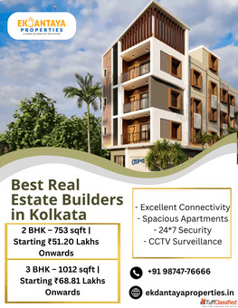 Buy Premium Flats from the Best Real Estate Builders in Kolkata