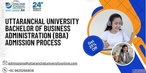 Uttaranchal University Bachelor of Business Administration BBA admission process