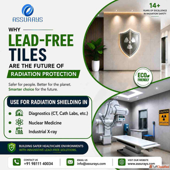 Radiation Safety Tiles for X-Ray Rooms
