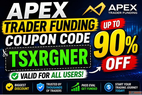 Apex Trader Funding Coupon Code TSXRGNER - Get Up to 90 OFF Today