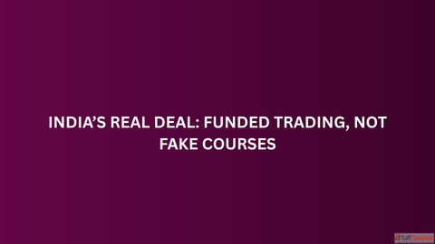 India's Real Deal Funded Trading Not Fake Courses