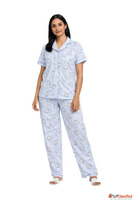 Moonlight Bliss Women Night Suit Premium Printed Nightwear S...