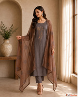 Georgette Unstitched Suits for Women - Elegant Ethnic Wear b...