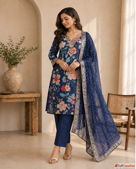Georgette Unstitched Suits for Women - Elegant Ethnic Wear by Aurum