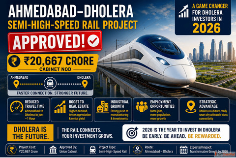 Invest Near Dholera Monorail Corridor for Future Growth
