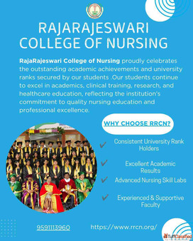 Student Rank Achievements Admission for BSc Nursing in Bangalore RRCN