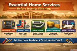 Essential Home Services Required Before Interior Finishing W...