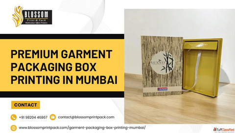 Premium Garment Packaging Box Printing in Mumbai