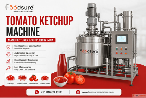 Tomato Ketchup Machine Manufacturer Supplier in India