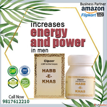 Cipzer Habb-E-Khas Pills 10's Natural Energy Stamina Vitality Booster