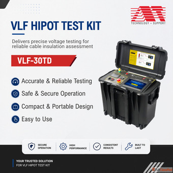 VLF Hipot Test Kit Advanced Solution for Cable Insulation Testing