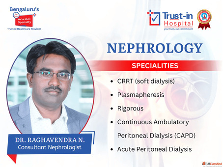 Best Nephrology Hospital near me Bangalore Trust-in Hospital