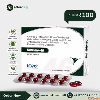 Get Nutribio 4G Softgel Capsules at Discounted Price