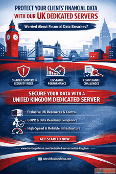 Protect Your Clients' Personal Financial Data Using Our UK Dedicated Servers