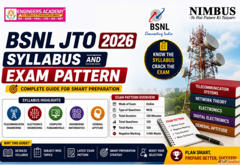 How to Check BSNL JTO Syllabus 2026 Online