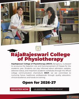 Selection List Commencement of Classes RRCP Bengaluru