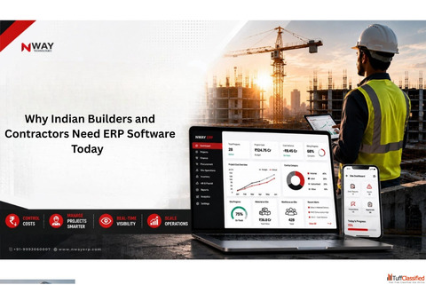 Why Indian Builders and Contractors Need ERP Software Today