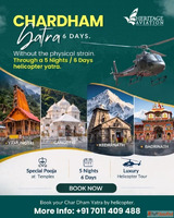 Dehradun to Chardham Helicopter Yatra 2.45L PP