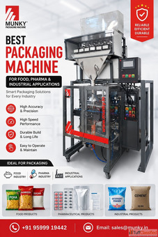 Best Packaging Machine for Food Pharma Industrial Applications