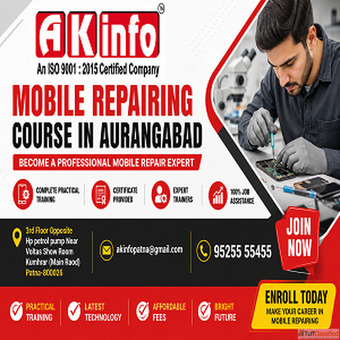 AK INFO - Best Mobile Repairing Course in Aurangabad