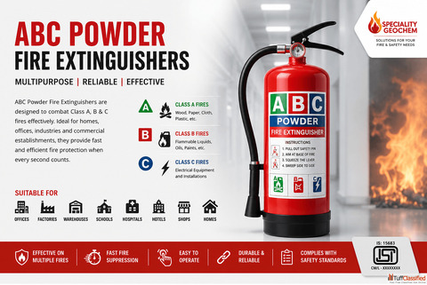ABC Powder Fire Extinguisher Supplier in India Quality Fire Protection Products
