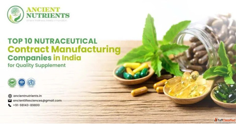 Nutraceutical Contract Manufacturers in India
