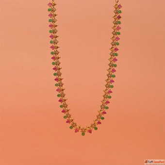 Elegant Silver Haram Designs with Price Online Padmam