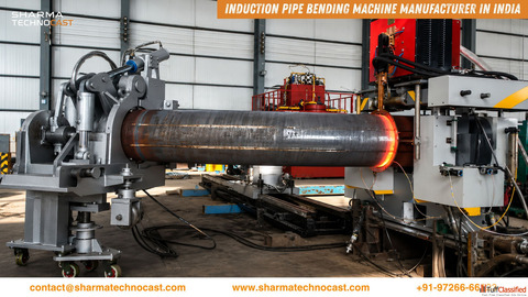 Induction Pipe Bending Machine for Sale in India - Sharma Technocast