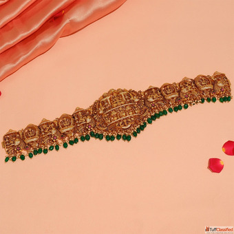 Beautiful Silver Vaddanam for Women Padmam
