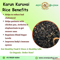 Buy Organic Karun Kuruvai Online in Chennai