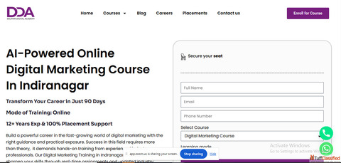 Online Digital Marketing Course in Indranagar Banglore