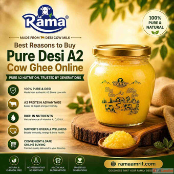 Best Reasons to Buy Pure Desi A2 Cow Ghee Online