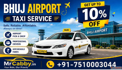 Book MrCabby Bhuj Airport Cab Service for Pickup Drop