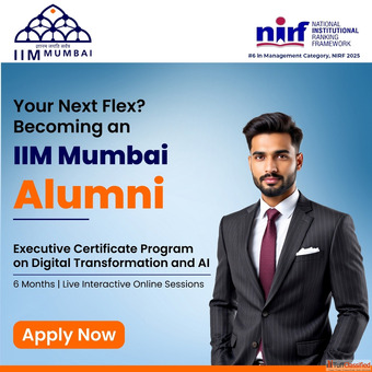 Don't Get Left Behind - Learn Certificate Program on Digital Transformation and AI by IIM Mumba