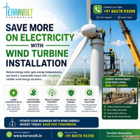 Save More on Electricity with Wind Turbine Installation