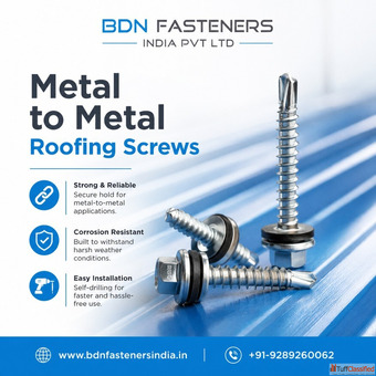 Metal to Metal Roofing Screws for Strong Roofing Applications
