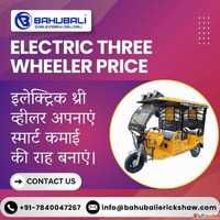 Electric Three Wheeler Price