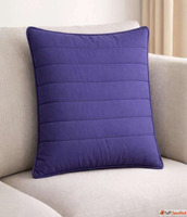 Buy ZenAlyaa Indigo Grid Cushion Cover Online