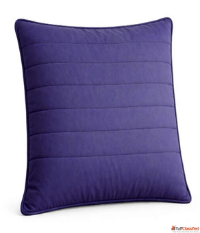 Buy ZenAlyaa Indigo Grid Cushion Cover Online
