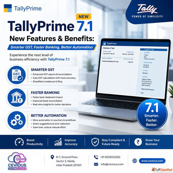 TallyPrime 7.1 New Features Benefits Smarter GST Faster Banking Better Automation