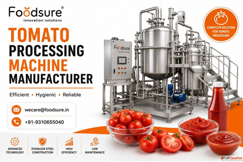 Tomato Processing Machine Manufacturer Supplier in India