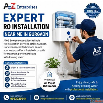 Expert RO Installation Near Me in Gurgaon