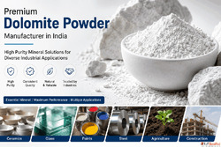 Premium Dolomite Powder Manufacturer in India for Industrial...